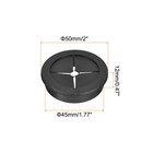 Cable Cord Grommet 1-3 4 Inch Desk Grommet Flexible Rubber Grommets