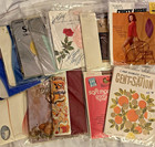 Vtg Deadstock Nylon Tights 12 Women   s Fun Bright Colors 70s Retro Lot Variety