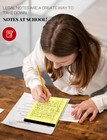 Yellow Note Pads 5x8 Small Legal Pads College Ruled Notepad For Office 6 Pack