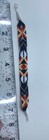 Black Native American Beaded Bracelet Navajo Design  