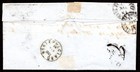 Italy 1864 Scott   17c 10 Cents King Victor Emmanuel Olive Blister Color  Tied