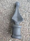 Vintage Cast Iron 4 Point Star Wrought Iron Gate   Fence Finial Topper