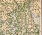 1908 Antique Maryland   Delaware State Map Gallery Wall Decor  Smap 2338