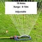 1pc Automatic Swing Sprinkler With 19-hole Adjustable Watering System