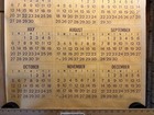 Vintage 1975 12-month Erie Lackawanna Railway Company Calendar Poster