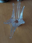 Crystal Decorative Bowl Or Centerpiece With A Free Form Design