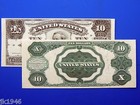 Reproduction  10 1891 Silver Us Paper Money Currency Copy