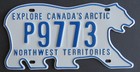 Bear - Northwest Territories Canada License Plate   2010  Pick A Number