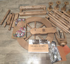  unused  Ashford Traveller Spinning Wheel Mk  2 - Custom Paint Treadle Portable 
