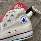 Nwb Vintage 1980s Converse Chuck Taylor White Made In Usa Shoes Size 9 5
