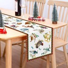 Pudodo 12 Days Of Christmas Table Runner 13 Inches By 72 Inches  Multi Color 