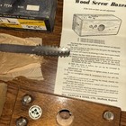 Marples  7734 Wood Screw Box   Steel Tap Sheffield England Nos Vtg Size 1    