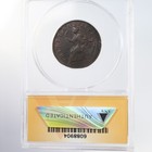 1723 Wood s Hibernia Coinage 1 2p Colonial Anacs Vf20 Details Damaged - Corroded
