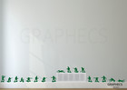 Toy Soldiers Wall Decals Vinyl Stickers Army Men Kids Bedroom Decor 