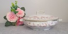 Vintage Union T Covered Casserole Dish  Made In Czechoslovakia  Bridal Rose