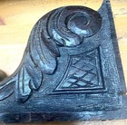 Antique Victorian Carved Oak Architectural Salvage Of A Tudor Style Bracket