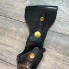 Vintage Bucheimer B7a-46 Patrolman Black Leather Holster Rh Police Brass