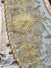 Antique 19th C  Ottoman Gold Embro  dery Vest Gilt Thread Jacket Waistcoat Ornate