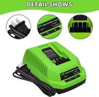 Oem 40v Charger 29482 For Greenworks 40v Battery 29472 29462 29252 22272 Baf721