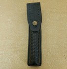 Vintage Gould   Goodrich Pepper Spray Mace Holder Basketweave Black Leather