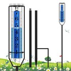 Freeze Proof Upgraded Rain Gauge 7  Outdoor Best Rated Clear Numbers And Adjusta
