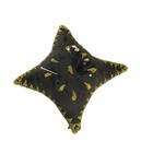 Antique Victorian Pin Cushion Pillow Embroidered Square Fabric Silk