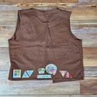 Brown Girl Scout Uniform Vest Brownie