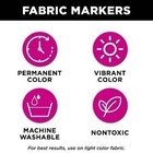 Tulip Color 14pk Dual-tip Fabric Markers Rainbow