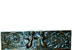 Scroll Leaf Angel Carving Pediment 17th C - Antique French Architectural Salvage