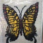 Caron Latch Hook Pattern Canvas Butterfly 20    X 27     3054 1977 Made In Usa New