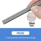 50 100-200 400pcs Meite 22 Gauge 3 8  Crown Upholstery Staples 3 16 - 5 8 length