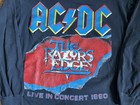 Vintage 1990 90s Ac dc Band Concert Long Sleeve Tee Black Large Usa Made Rock