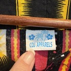 Tribal Print Dashiki Top Men Xl Blue African Tunic Coj Apparels