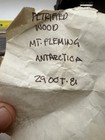 270g Mt Fleming Antarctica Petrified Wood Glossopteris Flora Extremely Rare
