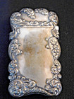 Wonderful Antique Sterling Art Nouveau Repousse Match Safe