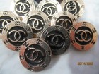 Chanel 10 Gold Tone   Cc Logo  Black    20mm  3 4   Button This Is For 10