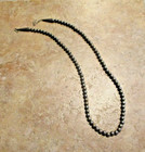 22  Thinning Vintage Navajo Silver Pearls Bead Necklace