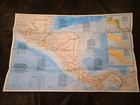 1986  Central America  Past And Present  National Geographic  21  X 32 