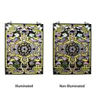Stained Glass Tiffany Style Hanging Window Panel Victorian Design Suncatcher