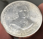 1961 Mobile Alabama 250th Anniversary  925 Silver Medal So Called Dollar Hk-587