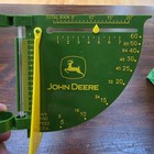 John Deere Weather Station Rain Gauge Wind Speed Swivel Plastic Metal Read