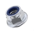  1x Marine Grade Stainless Steel Nylock Nut M6 M8 M10 Flange Insert Lock Nuts A4