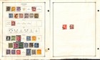Sweden Stamp Collection 1858-1940 On 8 Scott International Pages  bh 