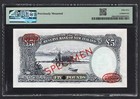 New Zealand 5 Pounds Nd 1960-67  P160ds  specimen   About Uncirculated