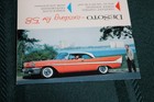 1958 De Soto Fire Flite Dome Sweep Dealer Booklet   Business Card Nice