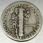 1937 P Mercury Dime Circulated 90  Silver 10c Us Coin - 5658