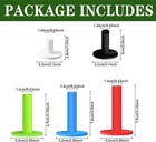 5x Rubber Golf Tees Different Height Tee Holder For Driving Range Hitting Mats