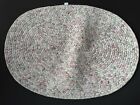 Vintage Simply Shabby Chic Rachel Ashwell  rosalie Braided Oval Rug Woven Floral