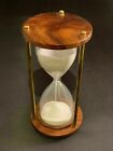 Antique Sand Timer Wooden Hourglass Vintage Hourglass Maritime Nautical Decor