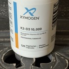 Xymogen K2-d3 10 000 Mk-7 120 Vegetarian Capsules Exp 07 2027 Sealed
